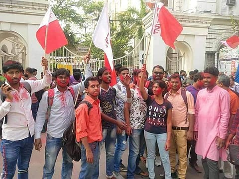 SFI wins at Presidency university student elections| Pic: Twitter