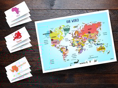 World Map (Pic: ekDali)