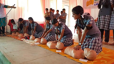 Aardra Vidyalayam aims to train 80,603 students in basic life support