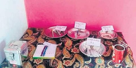 The stationary counter at the Honesty shop in the Middle School | Muthu Kannan