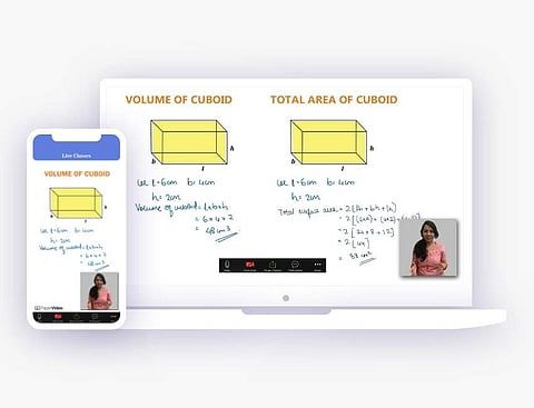 A screenshot of a PaperVideo live class in session (Pic: PaperVideo)