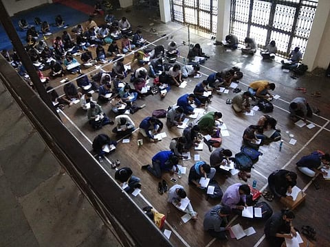 The students s study in open spaces, union rooms, etc even as the protests are on