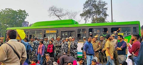 The march was called off following the violence (Pic: Facebook)