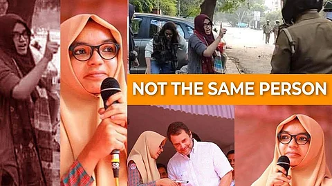 Fact check: Viral Jamia student Aysha Renna isn't the Hijab-clad girl with Rahul Gandhi