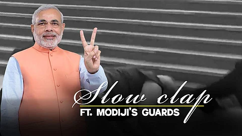 Modiji is also the coolest man ever. Like Batman did in The Dark Knight Rises, he trip, he fall, he RISE (Pic: Edexlive)
