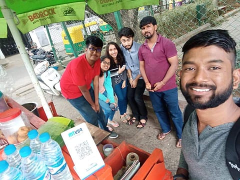 Recently a pani poori shop vendor accepted to be part of #Daretocare (Pics: Durga volunteers)