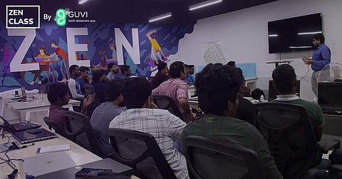 Students attending a coding class at Guvi (Pic: Guvi)