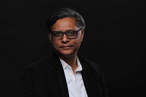 Vihang A Naik's work mostly revolves around contemporary ideas
