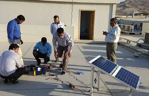 Installing a panel | (Pic: Satattva)