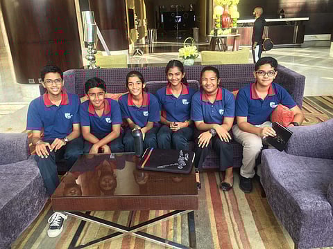Students from Vidyashilp Academy (Pic: Saumya Agarwal)