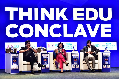 The three panelists at the Conclave discussed the need for coaching centres