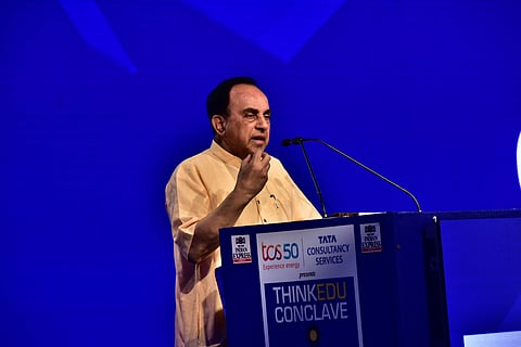 Subramanium Swamy at the ThinkEdu Conclave
