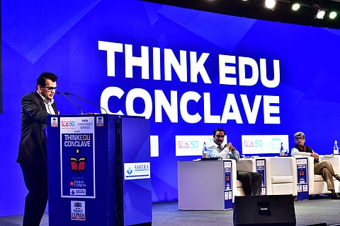 Amitabh Kant speaking at the session (pic: P Jawahar/ EdexLive)