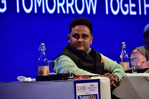Amish Tripathi, who is best known for his Shiva trilogy, said that the colonial hangover that persists in the Indian education system needs to be done away with (Pic: Express- Jawahar P)