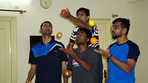 It's a six members team — Mahit Warhadpande, Gunjan Saraf, Shrinivas Bhat, Shivam Agrawal, Arjun Kishore, and Felix Stephen (Pic: Rukmani Vinay Dasarapu)