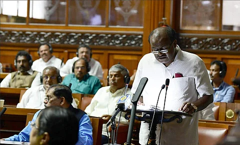 HD Kumaraswamy, CM, Karnataka presented the budget today morning for the year 2019-20 (Source: Twitter/@CMofKarnataka