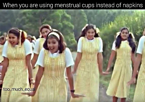 The meme about menstrual cups went viral
