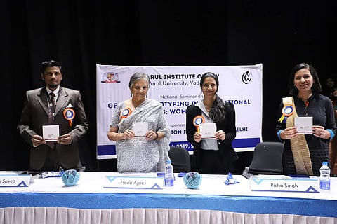 The panel at the seminar (Pic: Parul University)