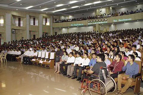 Students at KIIT | (Pic: KIIT)