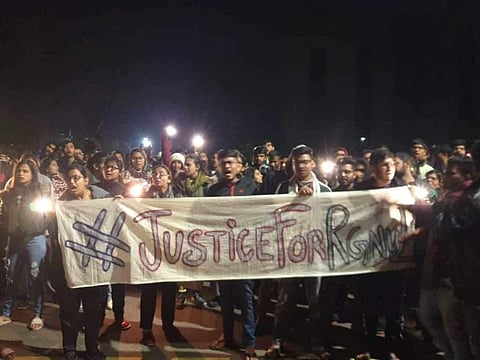 The students had begun the protests on March 15 (Pic: Facebook)