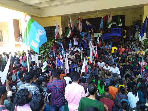 The strike is being conducted by the Joint Action Committee