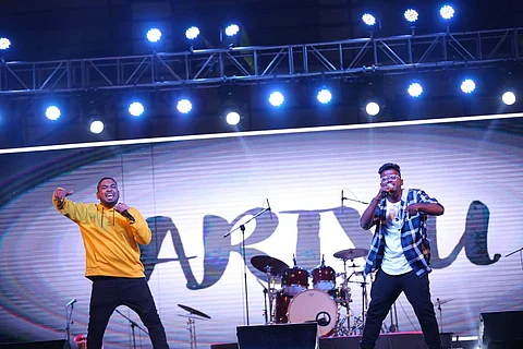 Arivu and ofRo have performed at various concerts and music festivals
