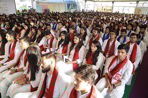 WeSchool is probably the first B-School to take this initiative at its recently concluded graduation ceremonies at the Mumbai campus