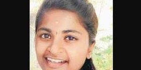 Anna Gem Science Park School Class 12 topper B Boomika
