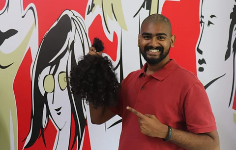 Sai Raja after cutting his hair | (Pic: Sai Raja)