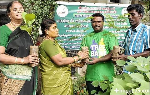 Gopal Mullaivanam currently seeks funds to get back his vehicle and medal, and also to plant more trees