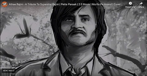 Andrew made a video, 'Athae Rajini' with the aim to connect all the Thalaivar fans thus highlighting how Rajini transformed across time