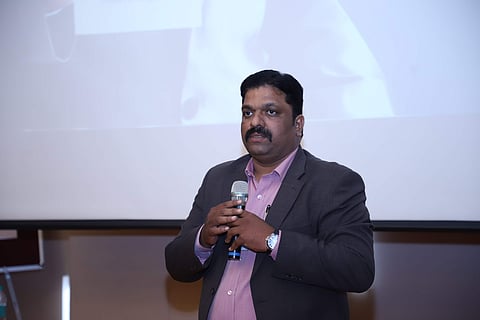 KVM Kishore during a session he conducted | (Pic: KVM Kishore)