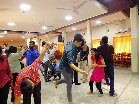 Agna ensures to dabble in a lot of activity and engage students for an entire hour