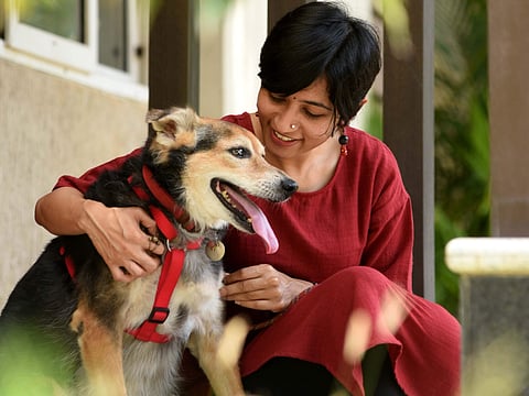 The once nervous rescue now helps people get over their nerves (Pic: R Satish Babu)