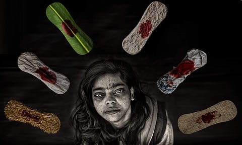 A photograph from the series titled Wads of Waste