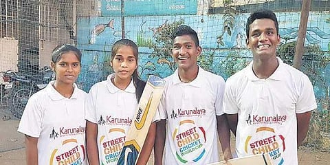 Nagalakshmi, Monisha, Suryaprakash and Paulraj were the four players from Chennai