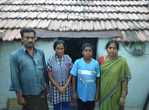 Supriya and her family (Pic: Yerikala Supriya)
