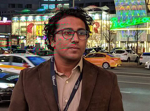 Swastik Choudhury on the streets of Moscow | (Pic: Swastik Choudhury)