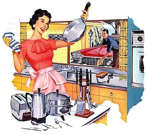 The women in the books will be shown as career oriented and not confined to the home