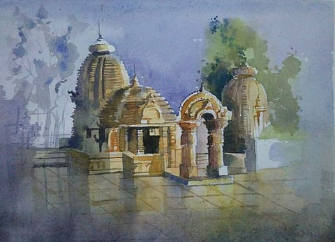 One of his works (Pic: Babuli Kandi )