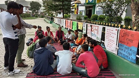 The student protestors