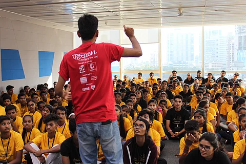 College students are trained for three months before they are allowed to become a didi or bhaiya (Pic: Pehchaan)