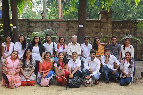 Prajwal and Krithika along with their big team of tutors
