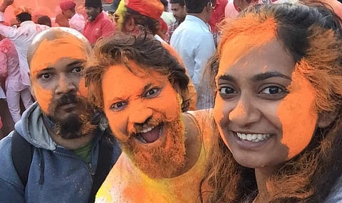 Enjoying Holi in Jaisalmer | (Pic: Alekhya Reddy)