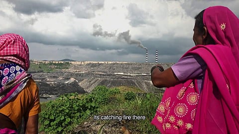 A shot from the movie, If she built a country