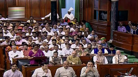 Nirmala Sithraman presents the Union Budget 2019 (Pic: PTI)