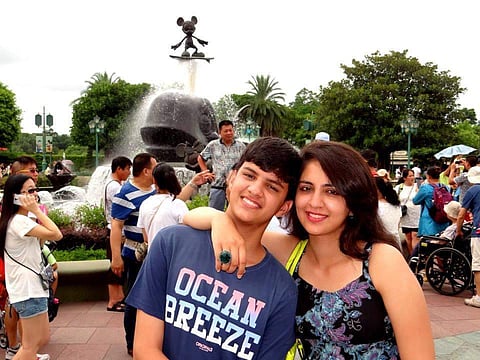 Pranav with his elder sister (Pic: Anupama Bakshi)