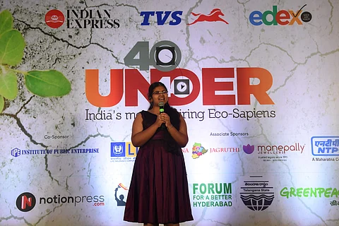Aditi Anand on stage