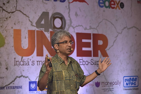 Dattatri's speech was a visual treat | (Pic: Express)
