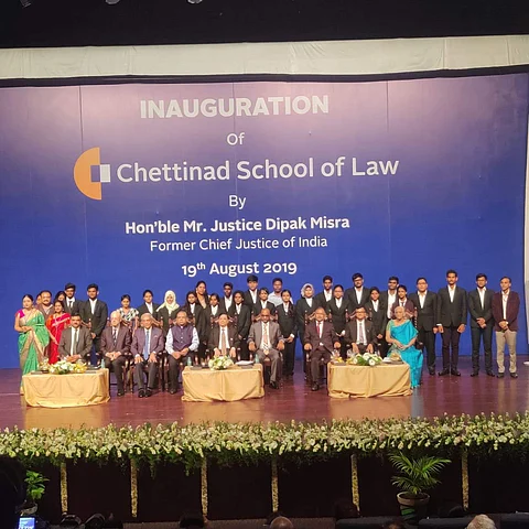 Inauguration ceremony at the Chettinad Academy of Research and Education